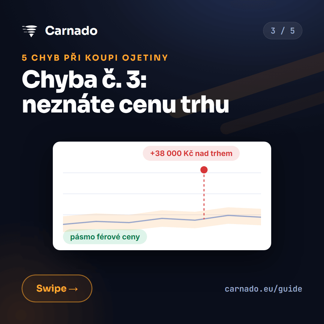 5 chyb při koupi ojetiny — karta 3